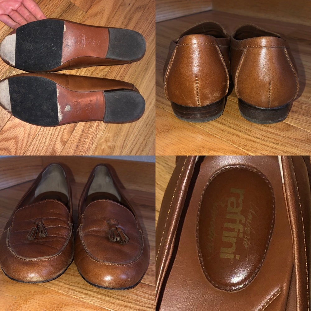 Umberto Raffini Signature Leather Tassle Loafers - Picture 7 of 8